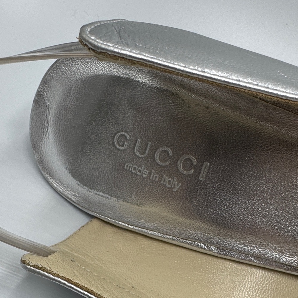 GUCCI By Tom Ford ~ Vintage Silver Metallic 8 - Picture 2 of 10